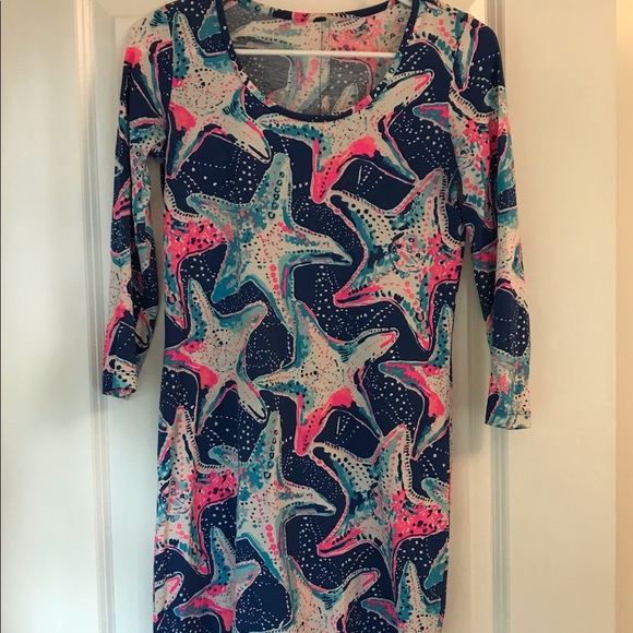 Lilly Pulitzer XXS Beacon Dress - Indigo Star Struck - Picture 4 of 6